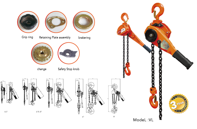 Lever Hoist Chain Charm